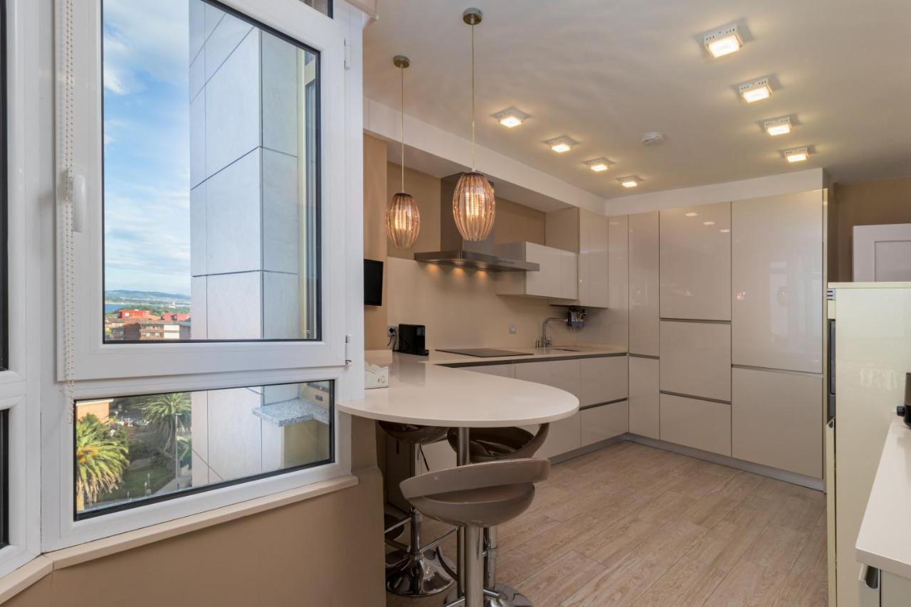 Apartamento Luminoso Cerca Playa Sardinero Con Parking Privado Santander Exterior foto